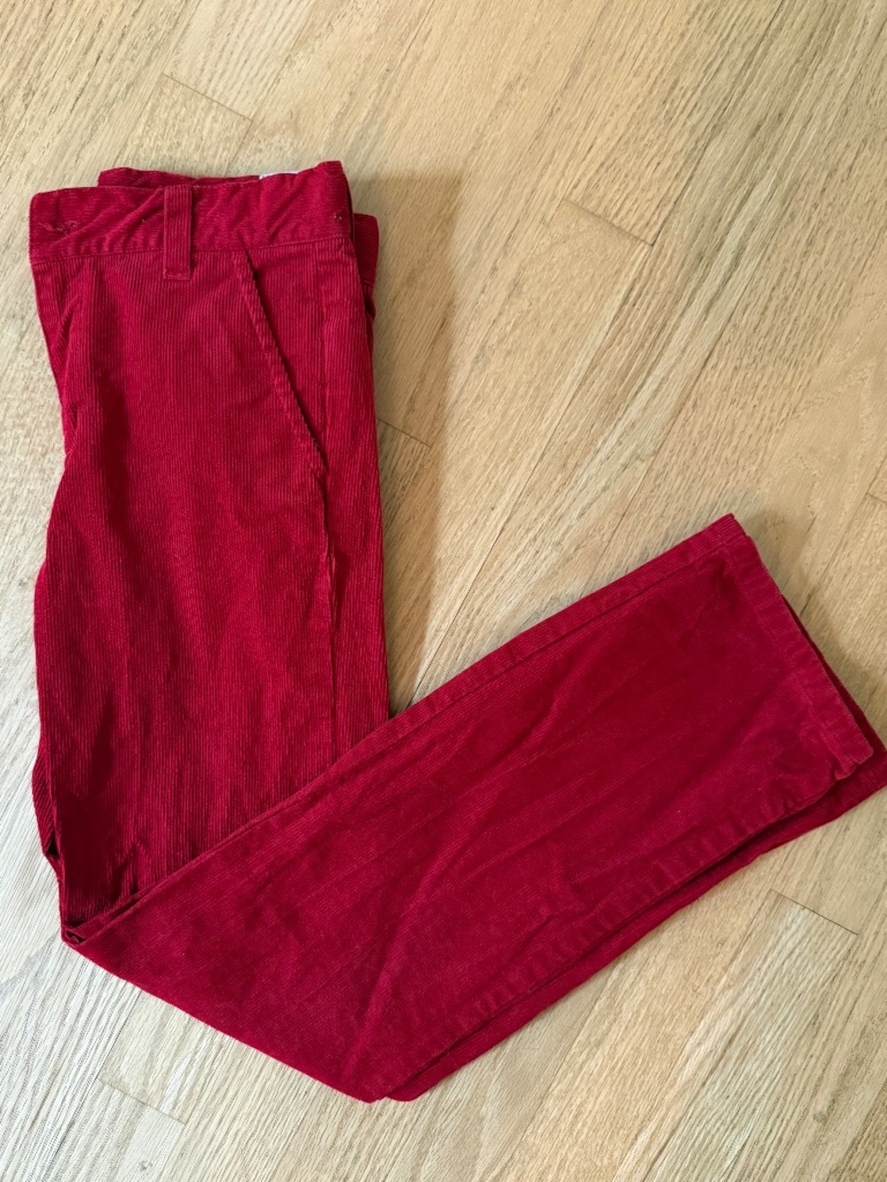 Janie and Jack Boys Red Corduroy Pants Size 10